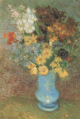 Vase wtih Daisies and Anemones (nn04)